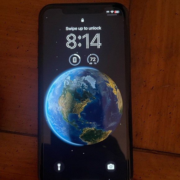 Apple Black Smartphone with Earth Display XR unlocked 64 gb with box - Picture 1 of 4